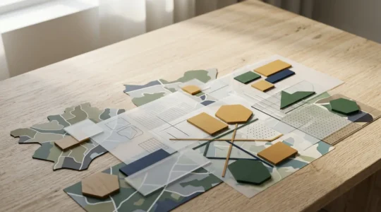 Strategic territory mapping for franchise network planning showing defined geographical zones