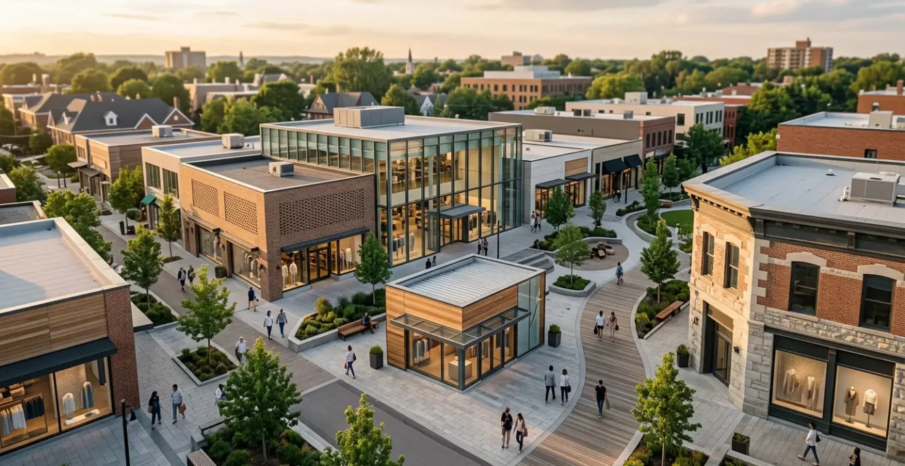 Strategic overview of multi-format retail network with vintage and modern store concepts