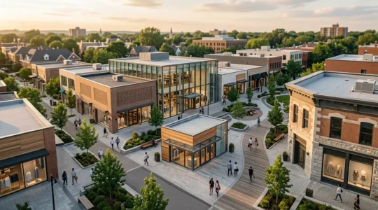 Strategic overview of multi-format retail network with vintage and modern store concepts