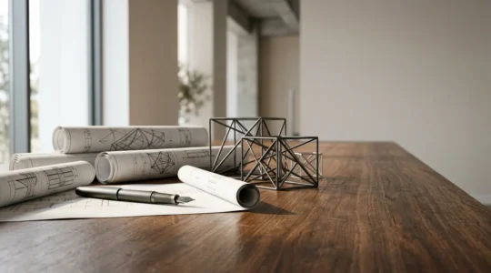 Professional business planning scene showing credible financial strategy for bank approval