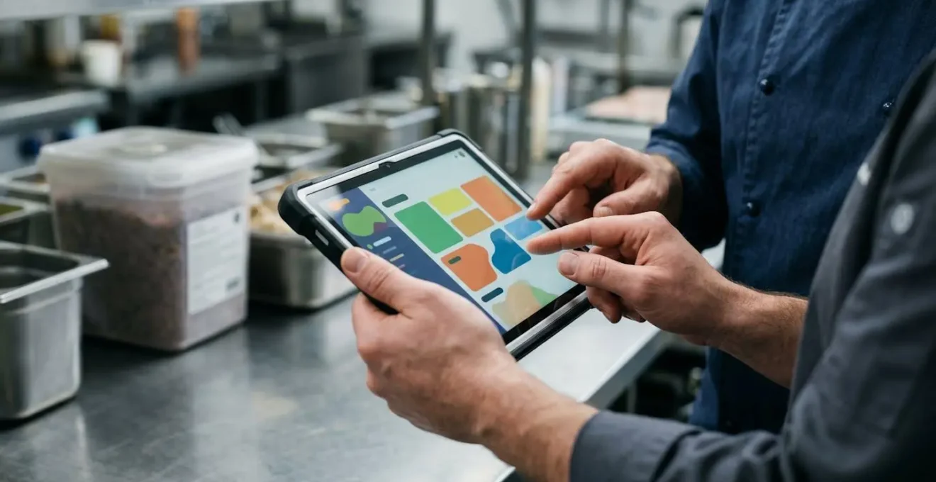 Dual employee verification of high-value food waste disposal procedure