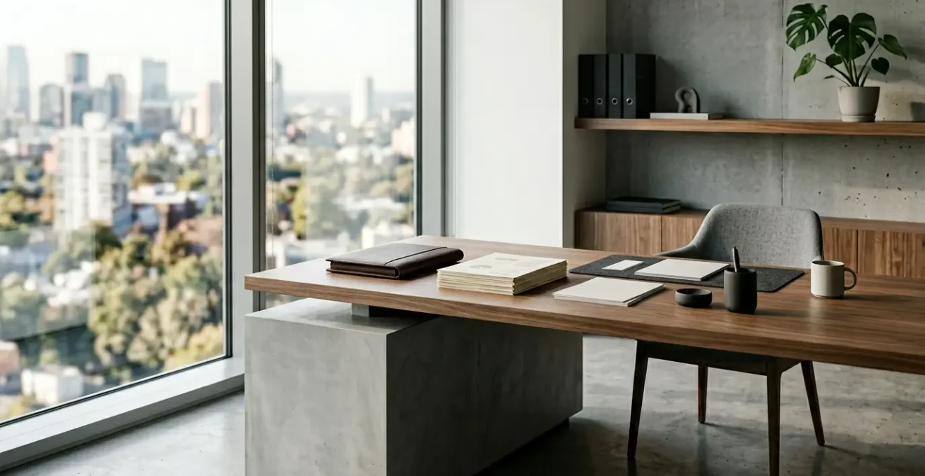 Professional business environment showcasing operations manual development and compliance