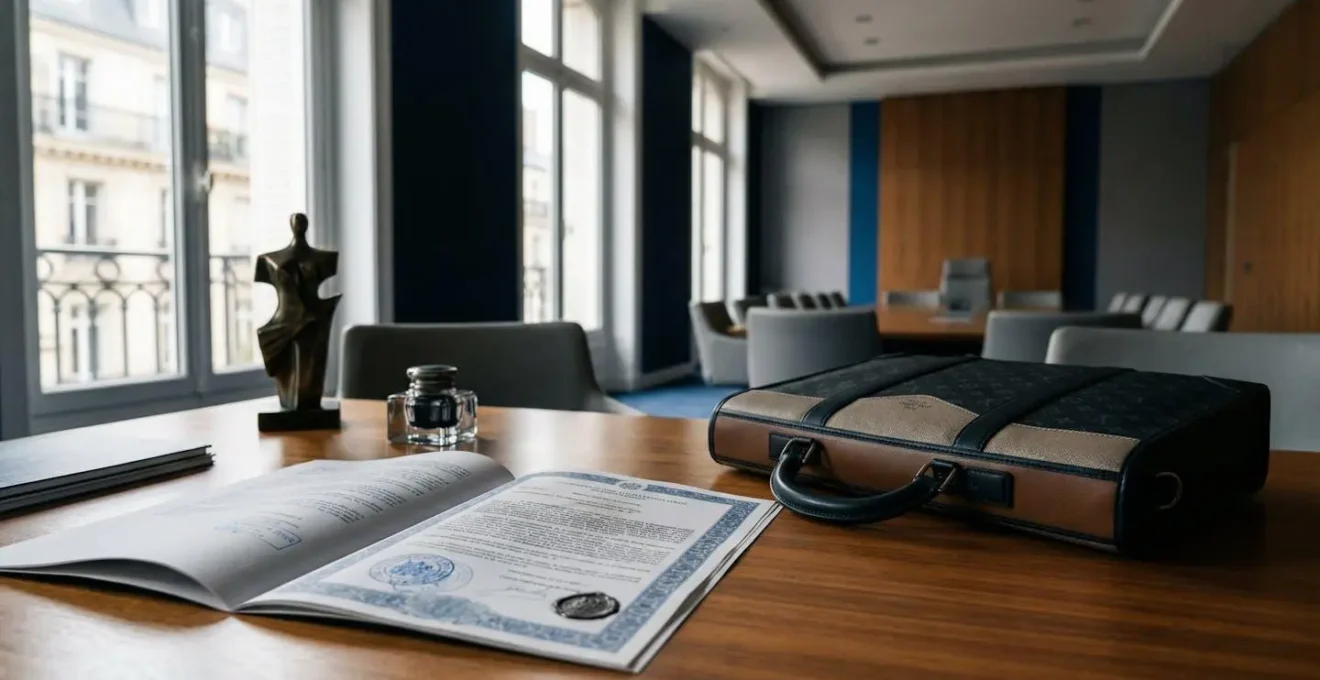 Professional business consultation setting illustrating franchise legal compliance in France