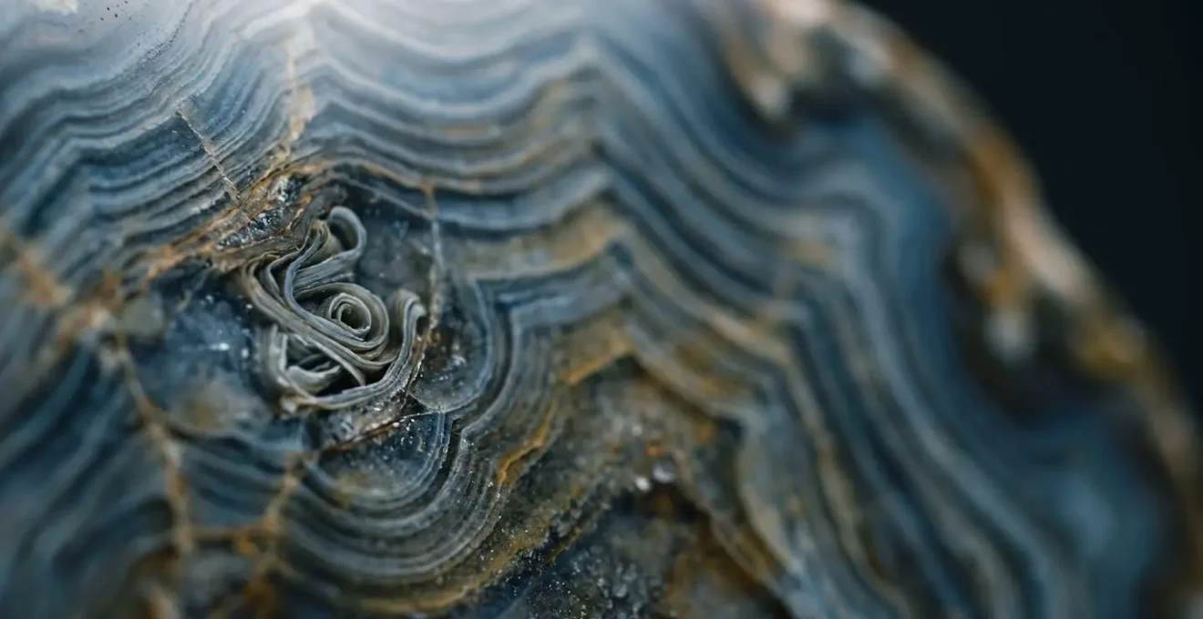 Extreme close-up macro detail of geographic data points and analytical patterns representing territory performance prediction methodology
