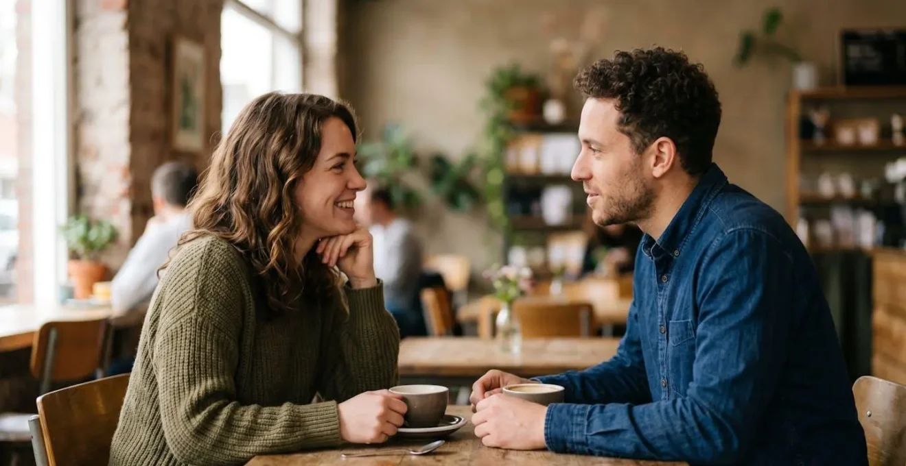 Small business owner collaborating with local community member in authentic neighborhood setting